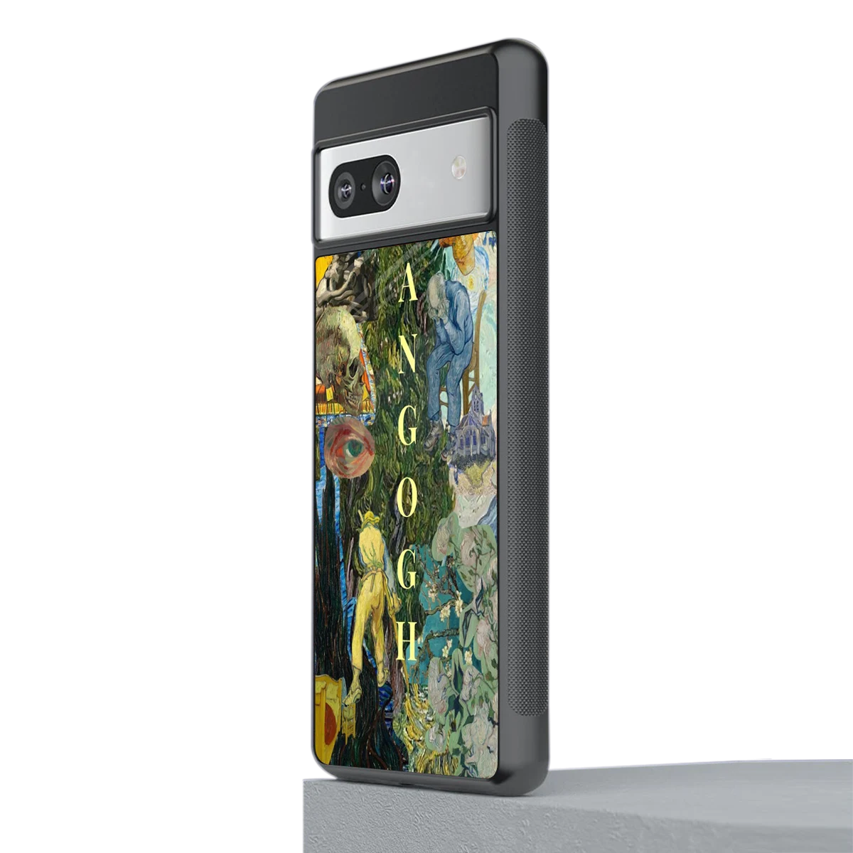 Van Gogh Collage stylish phone case for google pixel 7a | glossy glass and slim fit