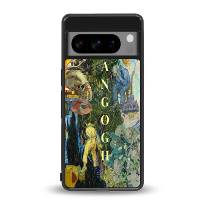 Van Gogh Collage back phone cover | glass case for google pixel 8 pro