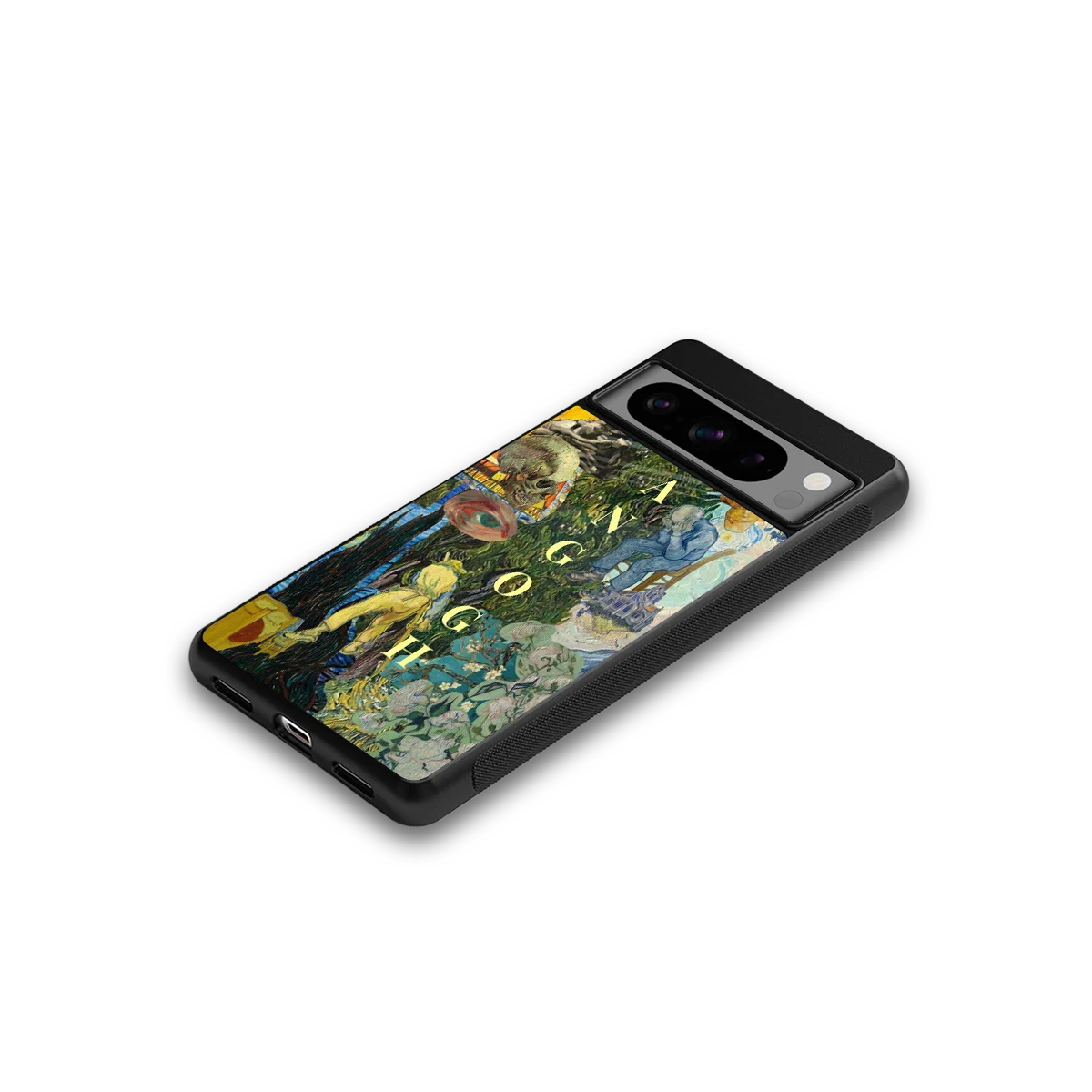 Van Gogh Collage google pixel 8 pro mobile cover | shockproof glass phone case