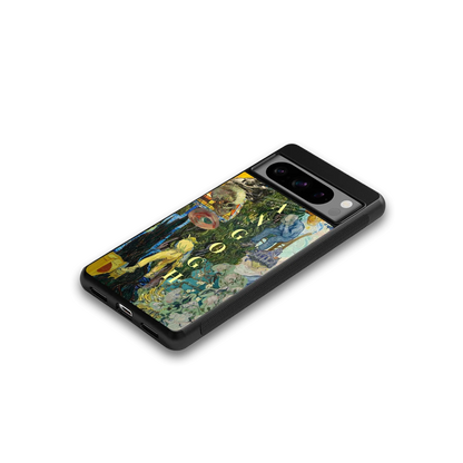 Van Gogh Collage google pixel 8 pro mobile cover | shockproof glass phone case