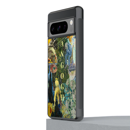 Van Gogh Collage stylish phone case for google pixel 8 pro | glossy glass and slim fit