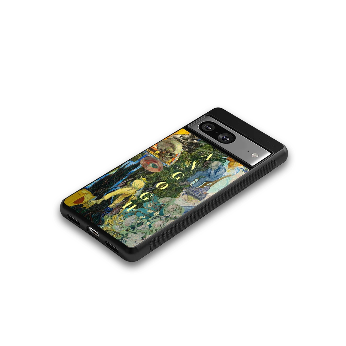 Van Gogh Collage google pixel 8 mobile cover | shockproof glass phone case