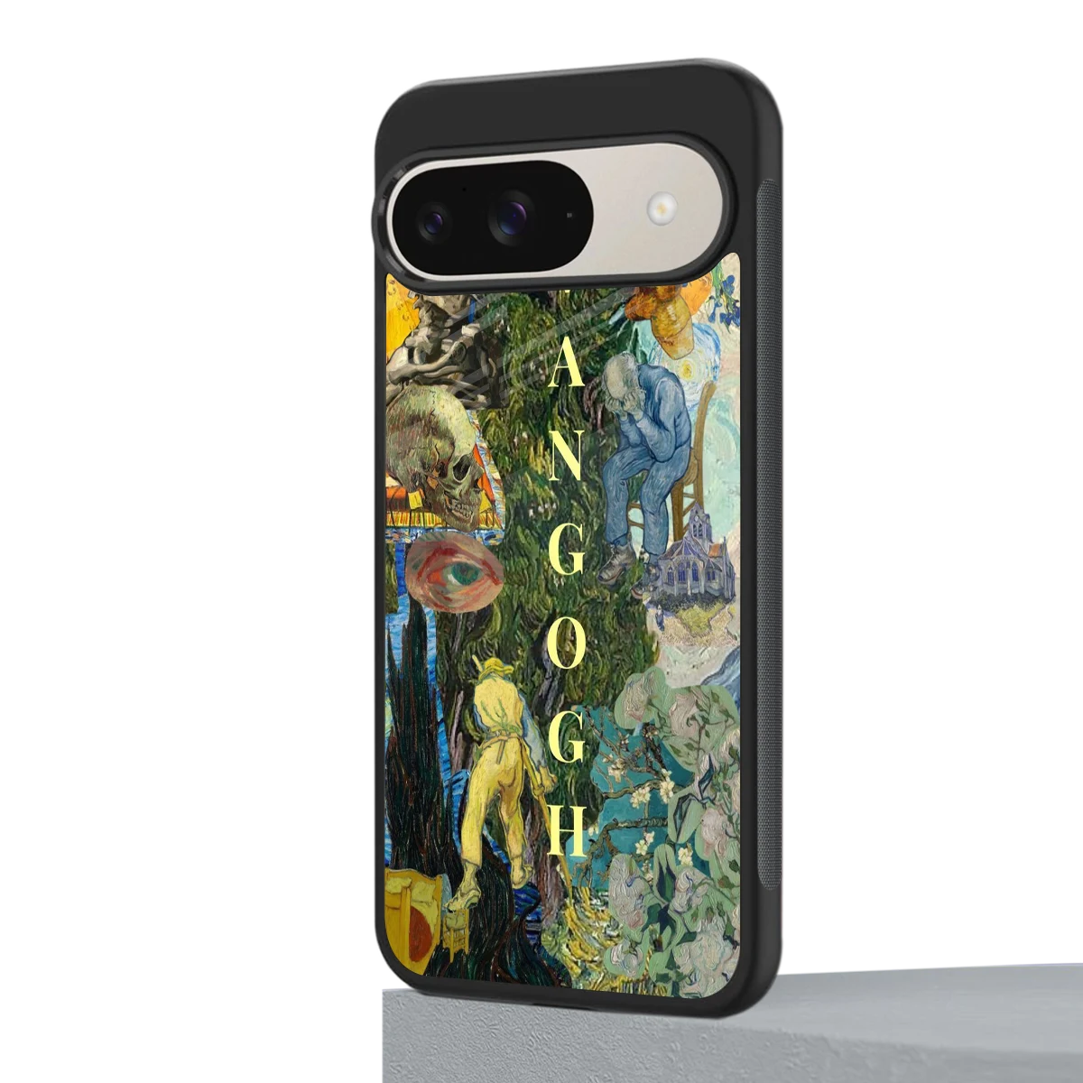 Van Gogh Collage google pixel 9 mobile cover | shockproof glass phone case