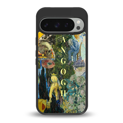 Van Gogh Collage back phone cover | glass case for google pixel 9 pro