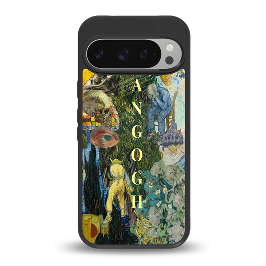 Van Gogh Collage back phone cover | glass case for google pixel 9 pro