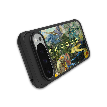 Van Gogh Collage stylish phone case for google pixel 9 pro xl | glossy glass and slim fit