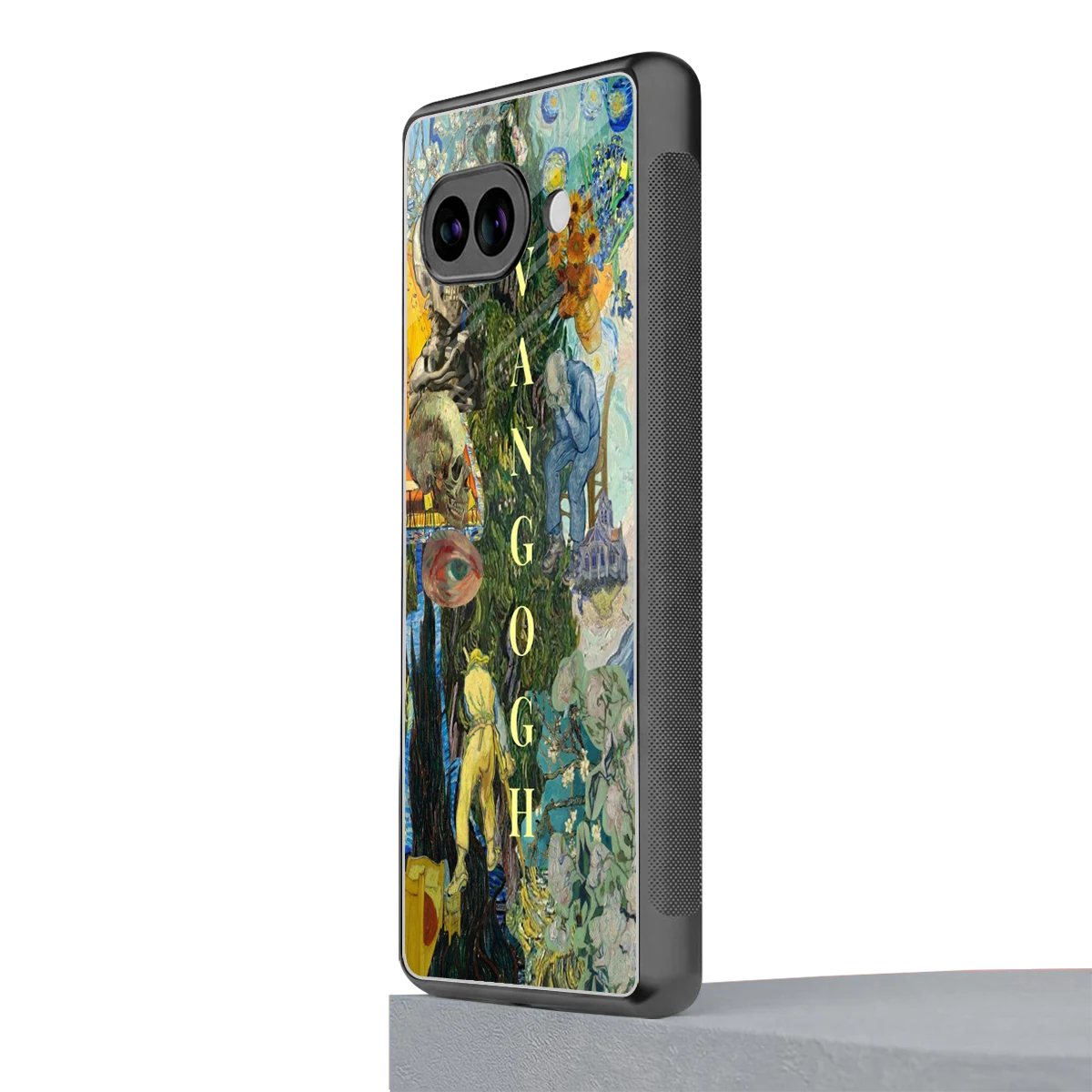Van Gogh Collage google pixel 10a mobile cover | shockproof glass phone case