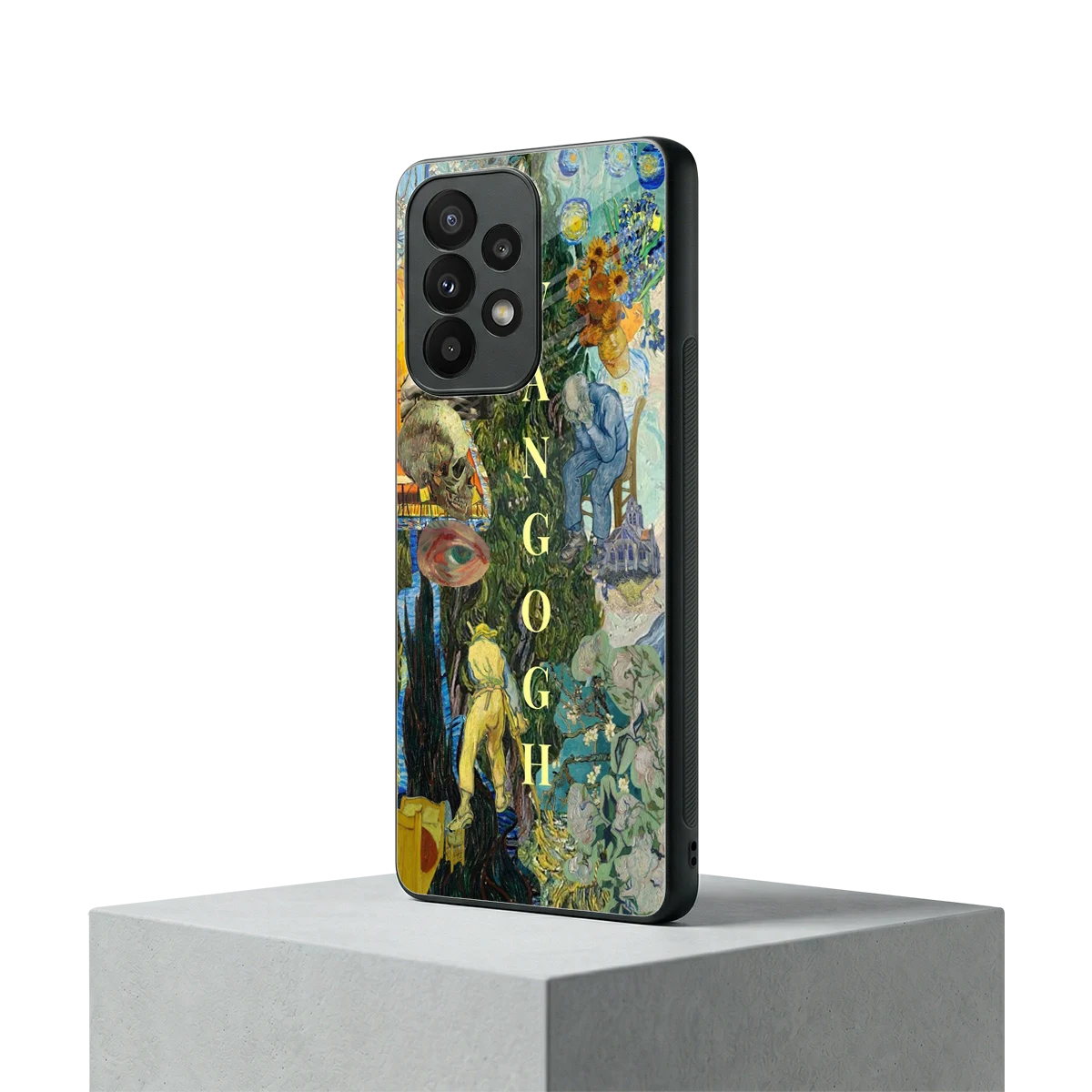 Van Gogh Collage samsung galaxy a23 mobile cover | shockproof glass phone case