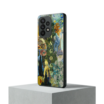 Van Gogh Collage samsung galaxy a23 mobile cover | shockproof glass phone case
