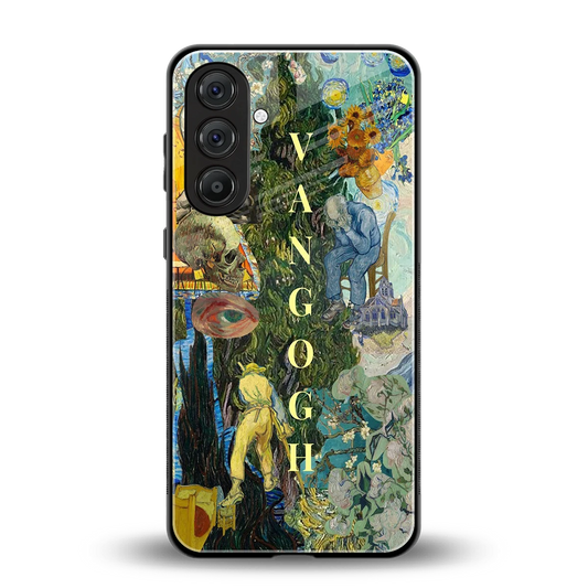 Van Gogh Collage back phone cover | glass case for samsung galaxy a14 5g