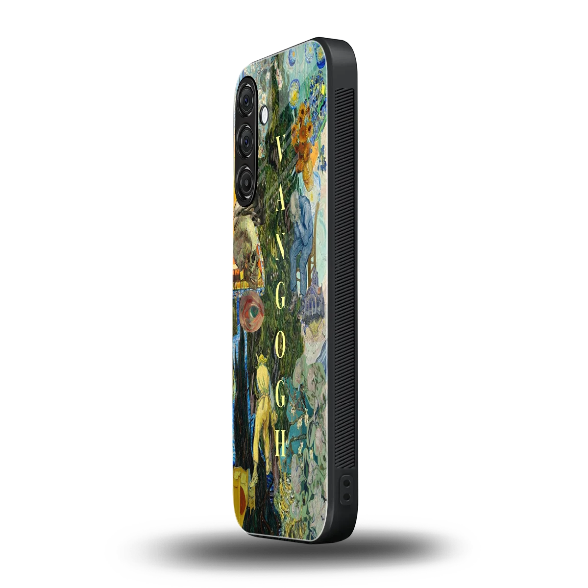 Van Gogh Collage samsung galaxy a55 5g mobile cover | shockproof glass phone case