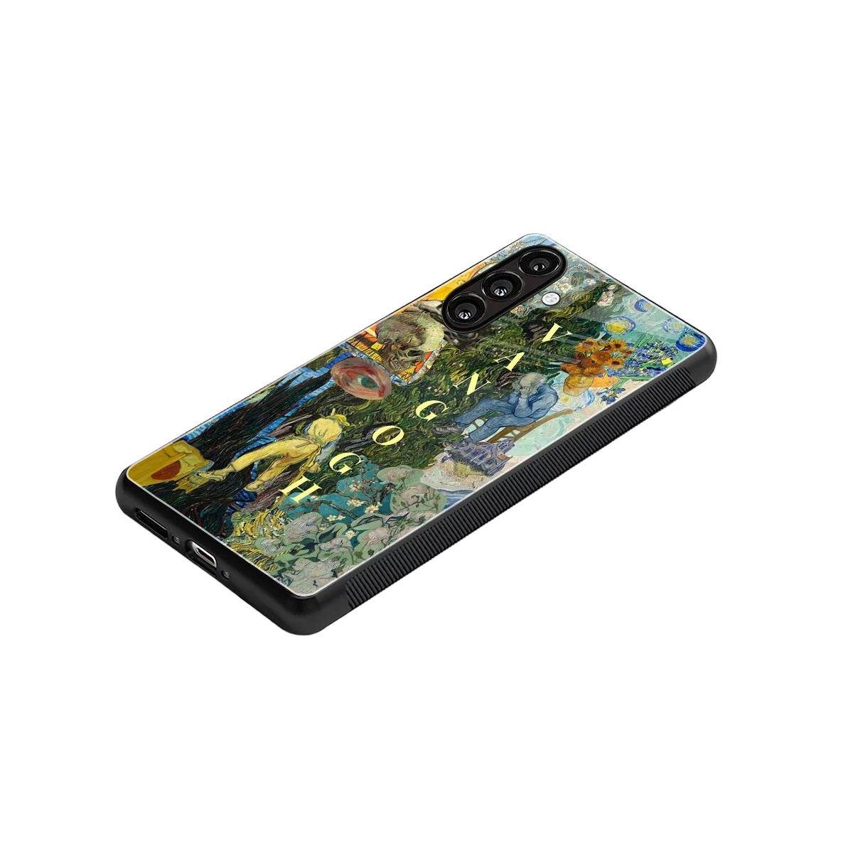 Van Gogh Collage stylish phone case for samsung galaxy a55 5g | glossy glass and slim fit