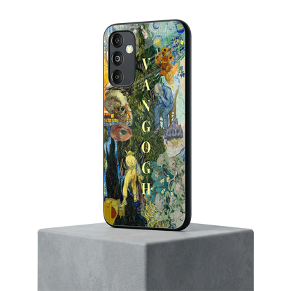 Van Gogh Collage samsung galaxy m14 5g mobile cover | shockproof glass phone case