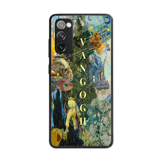 Van Gogh Collage back phone cover | glass case for samsung galaxy s20 fe