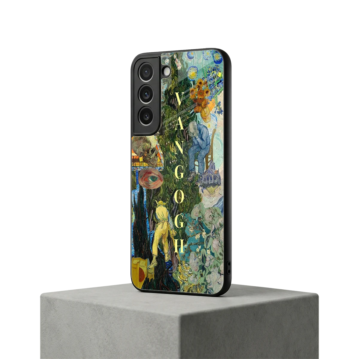 Van Gogh Collage samsung galaxy s22 mobile cover | shockproof glass phone case