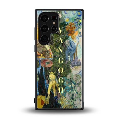 Van Gogh Collage back phone cover | glass case for samsung galaxy s24 ultra