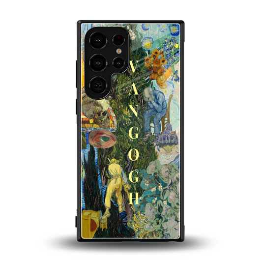 Van Gogh Collage back phone cover | glass case for samsung galaxy s24 ultra