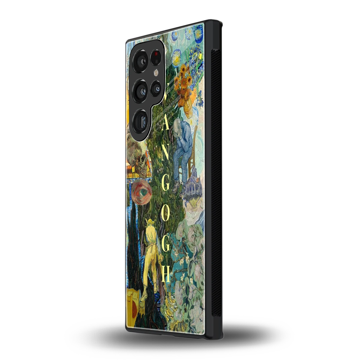 Van Gogh Collage samsung galaxy s24 ultra mobile cover | shockproof glass phone case