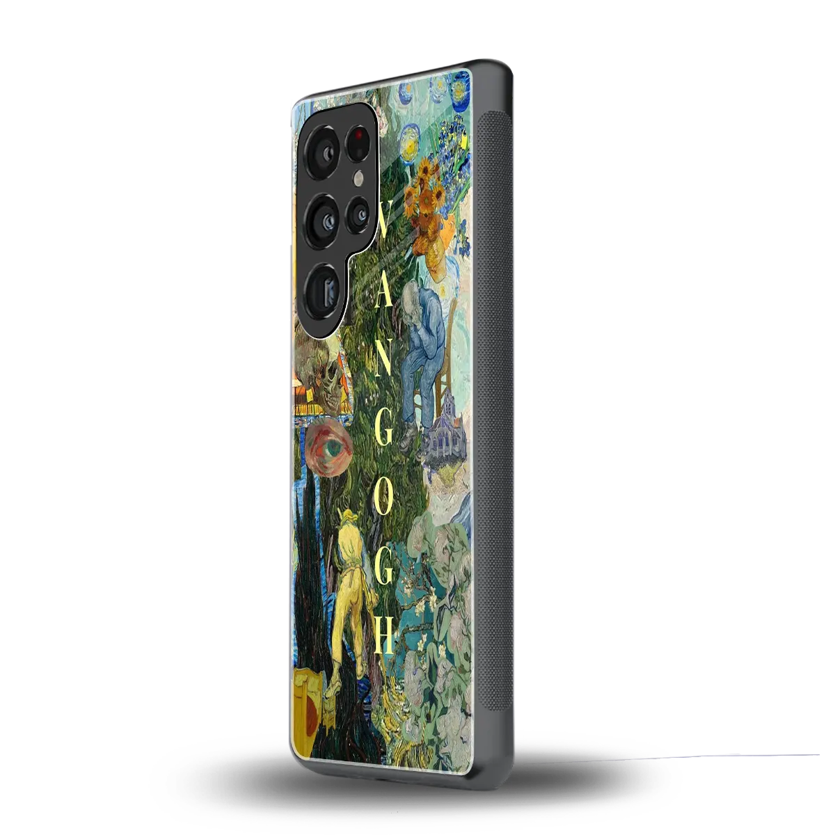 Van Gogh Collage samsung galaxy s25 ultra mobile cover | shockproof glass phone case