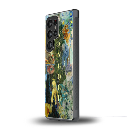 Van Gogh Collage samsung galaxy s25 ultra mobile cover | shockproof glass phone case