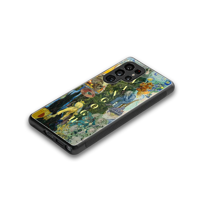 Van Gogh Collage stylish phone case for samsung galaxy s25 ultra | glossy glass and slim fit