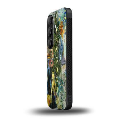 Van Gogh Collage samsung galaxy s25 mobile cover | shockproof glass phone case