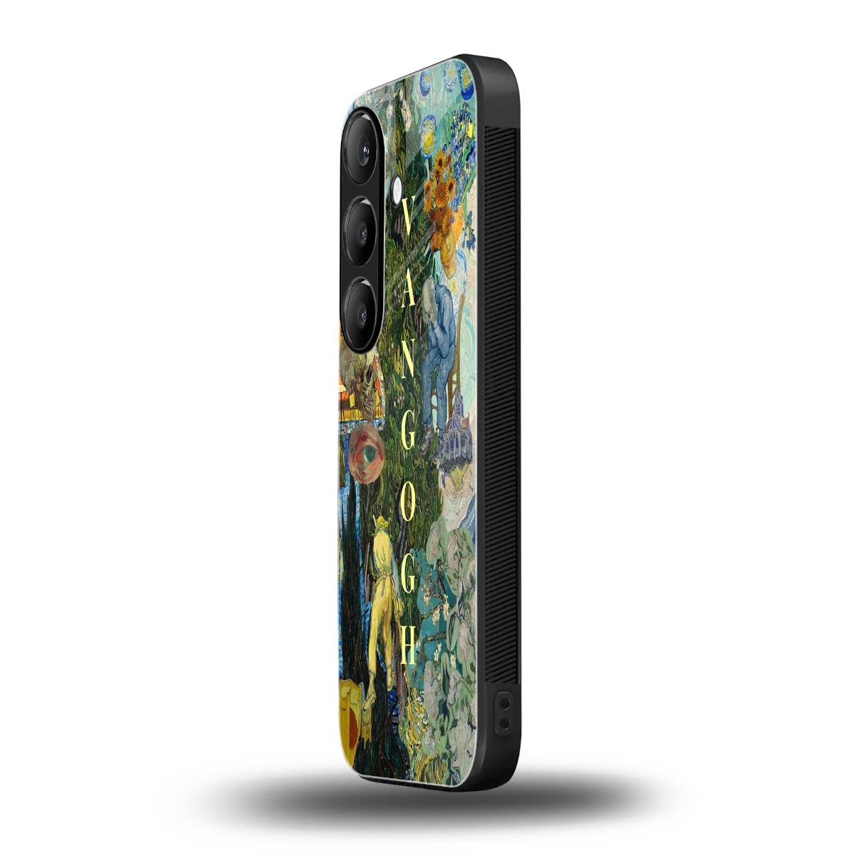 Van Gogh Collage samsung galaxy s25 plus mobile cover | shockproof glass phone case
