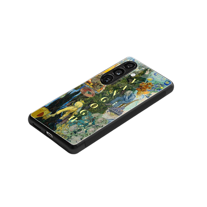 Van Gogh Collage stylish phone case for samsung galaxy s23 fe | glossy glass and slim fit
