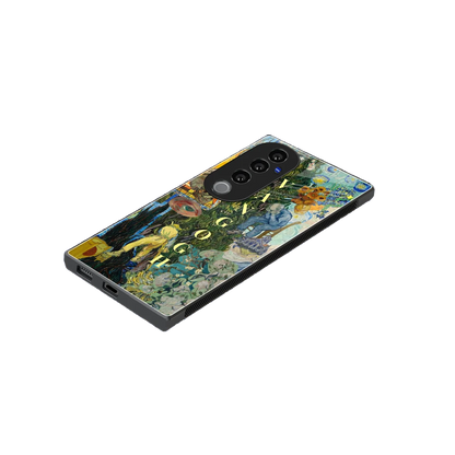 Van Gogh Collage stylish phone case for vivo v40 pro | glossy glass and slim fit
