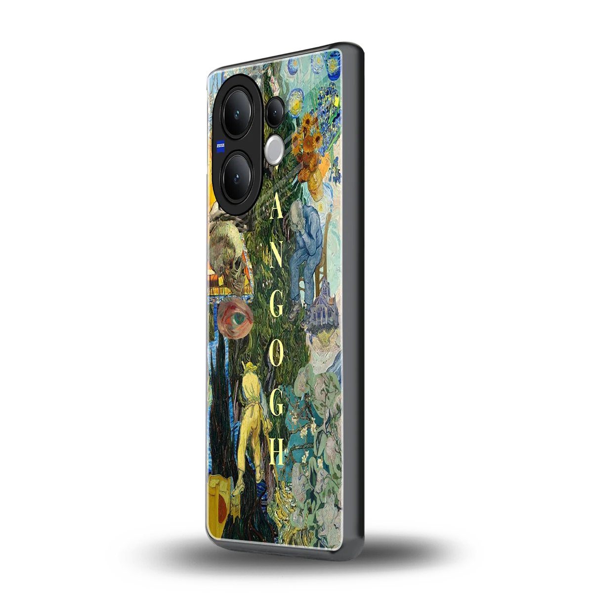 Van Gogh Collage vivo v60 mobile cover | shockproof glass phone case