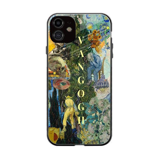 Van Gogh Collage back phone cover | glass case for iphone 12