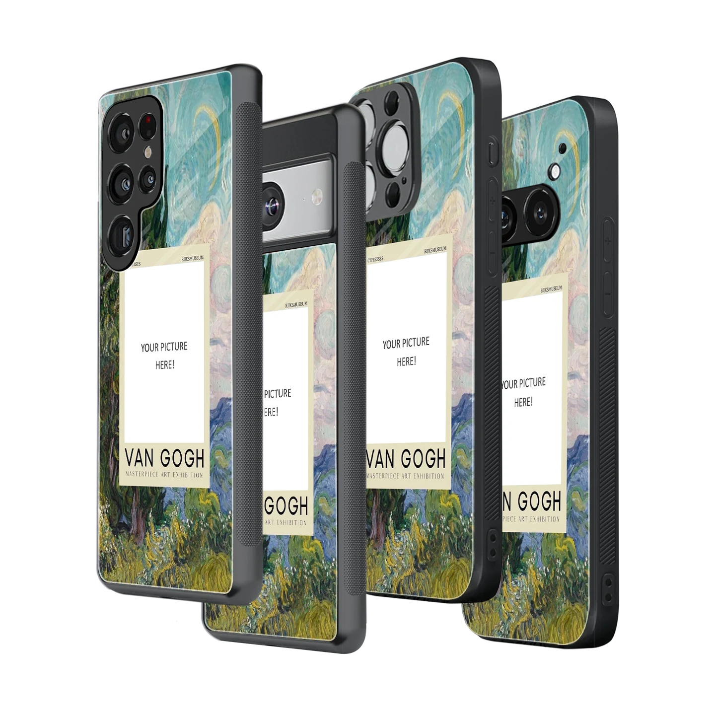 Polaroid Personalised Glass Phone Case