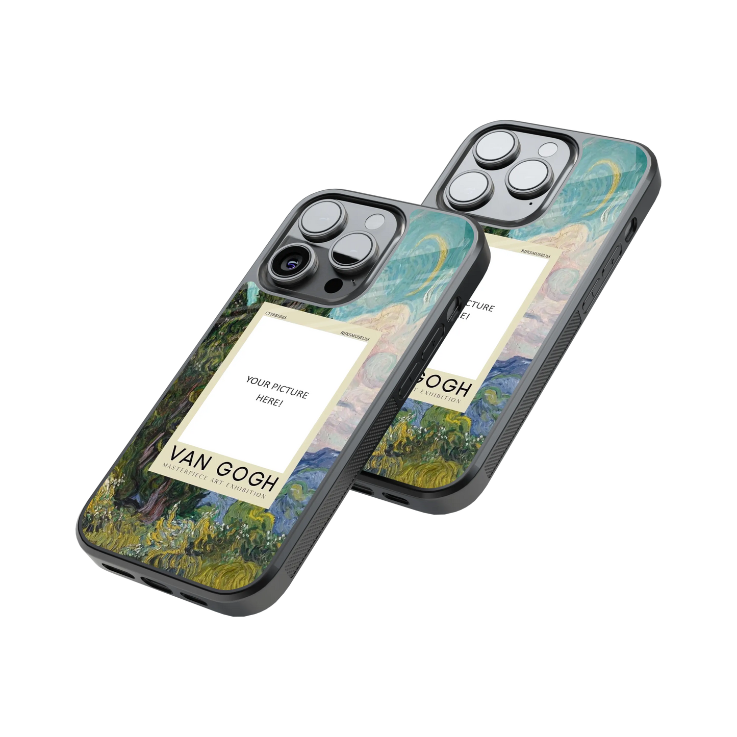 Polaroid Personalised Glass Phone Case