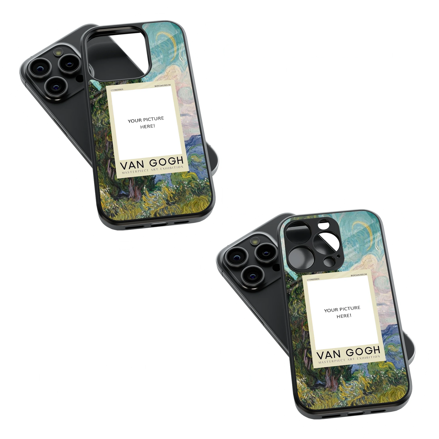 Polaroid Personalised Glass Phone Case