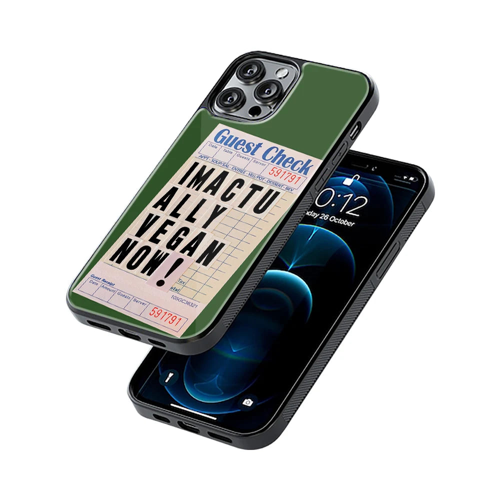 Protective Glass Back Phone Case Compatible with iPhone, Samsung, OnePlus, Pixel & More