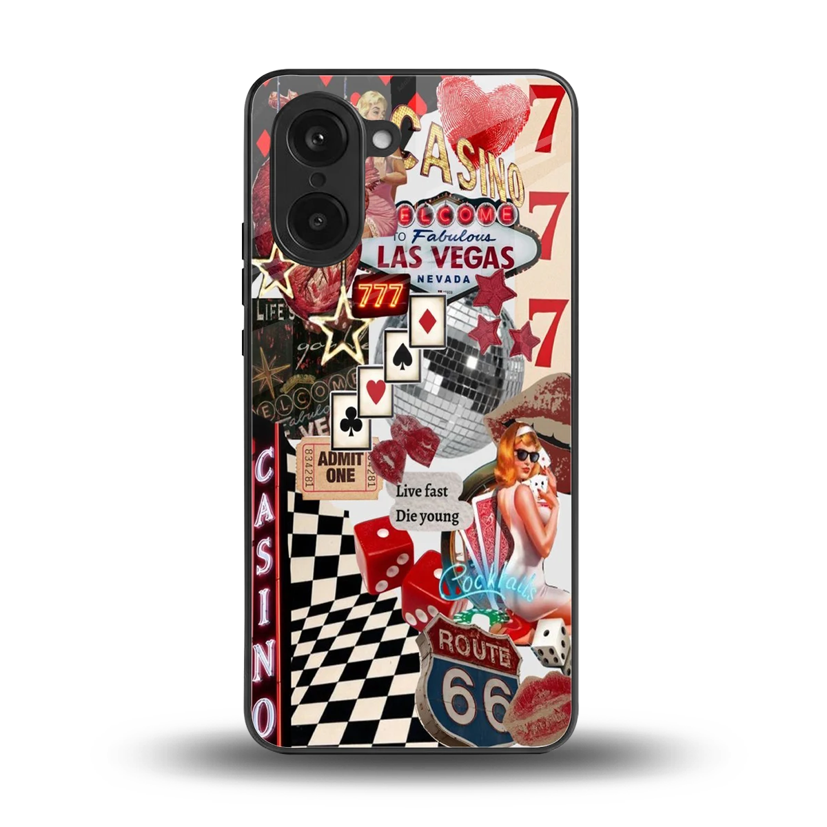 Vegas Vibes back phone cover | glass case for oneplus nord ce5 5g