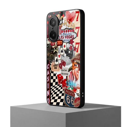 Vegas Vibes oneplus nord ce5 5g mobile cover | shockproof glass phone case