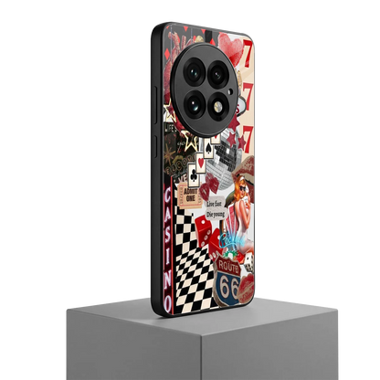 Vegas Vibes oneplus 13 mobile cover | shockproof glass phone case