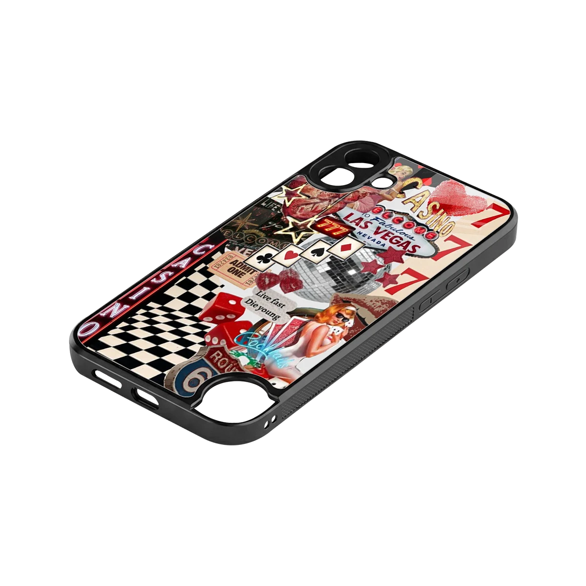 Vegas Vibes stylish phone case for cmf nothing phone 1 | glossy glass and slim fit
