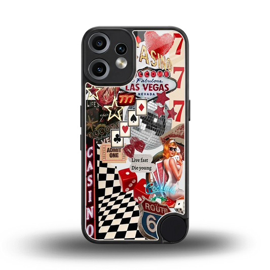 Vegas Vibes back phone cover | glass case for cmf nothing phone 2 pro