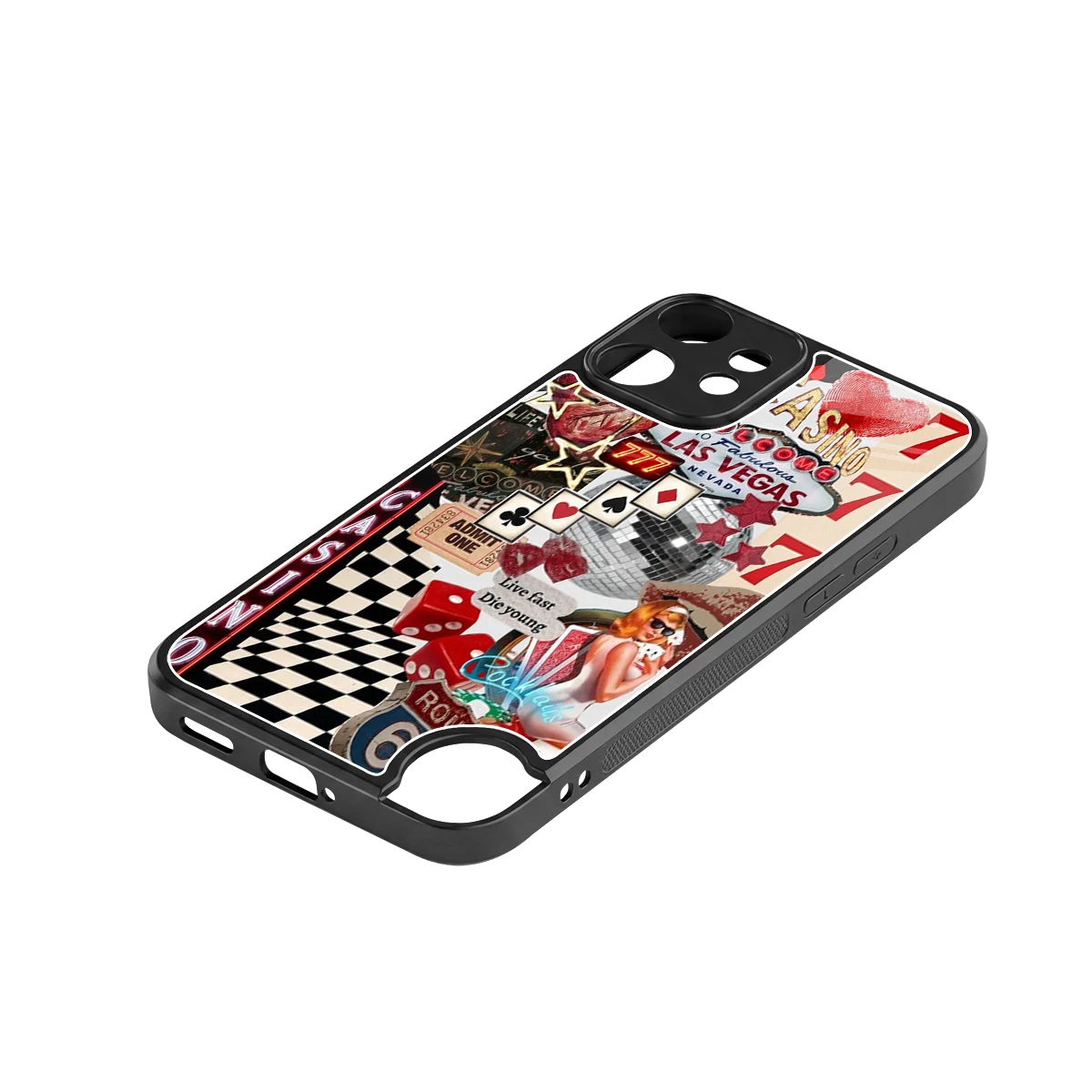 Vegas Vibes stylish phone case for cmf nothing phone 2 pro | glossy glass and slim fit