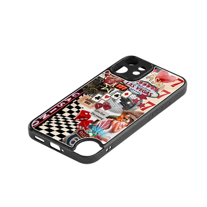 Vegas Vibes stylish phone case for cmf nothing phone 2 pro | glossy glass and slim fit