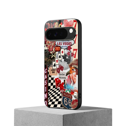 Vegas Vibes google pixel 10 pro xl mobile cover | shockproof glass phone case