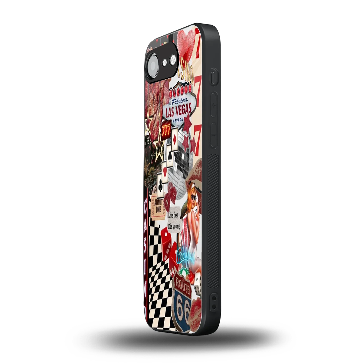 Vegas Vibes iphone 16e mobile cover | shockproof glass phone case