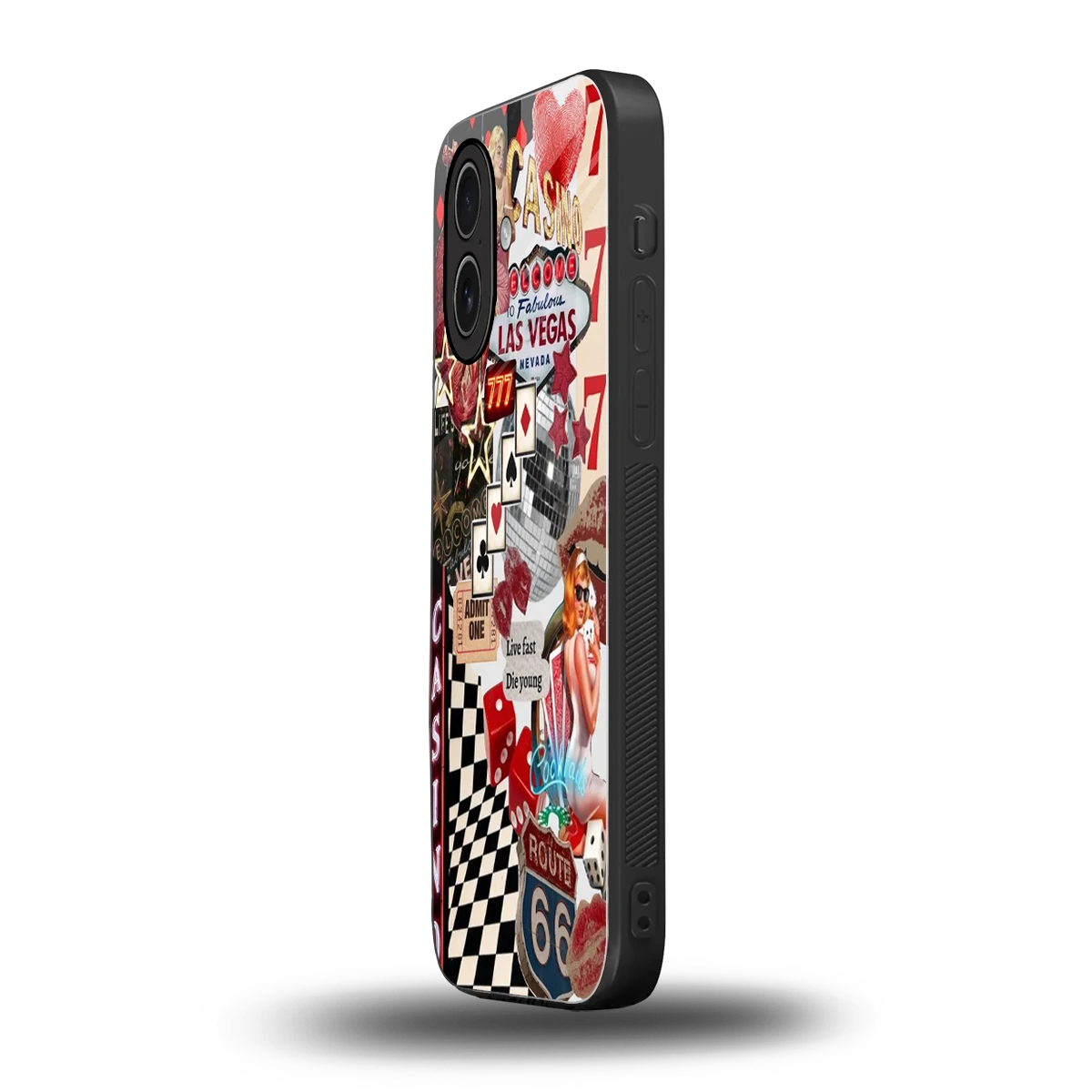 Vegas Vibes iphone 17 mobile cover | shockproof glass phone case