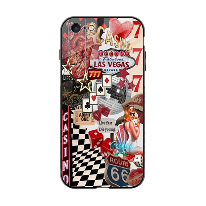 Vegas Vibes back phone cover | glass case for iphone 6s