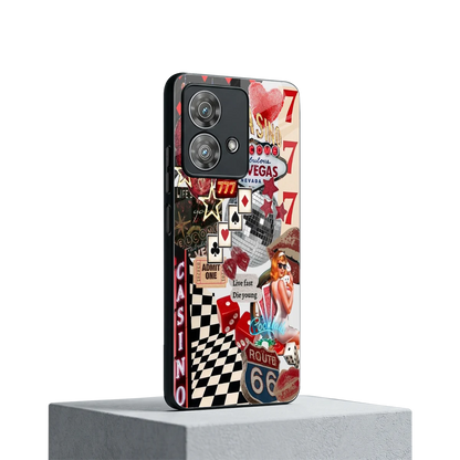 Vegas Vibes motorola edge 40 neo 5g mobile cover | shockproof glass phone case