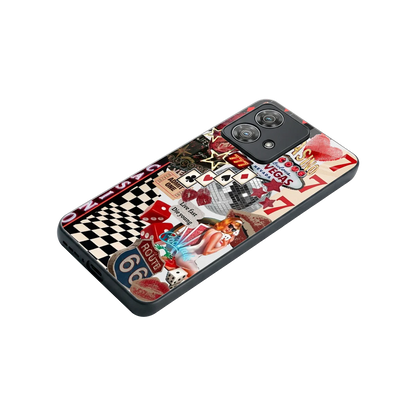 Vegas Vibes stylish phone case for motorola edge 40 neo 5g | glossy glass and slim fit