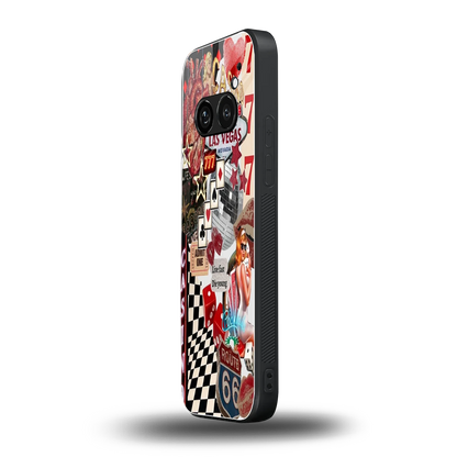 Vegas Vibes nothing phone 2a mobile cover | shockproof glass phone case