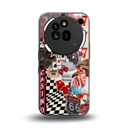 Vegas Vibes back phone cover | glass case for nothing phone 3a pro